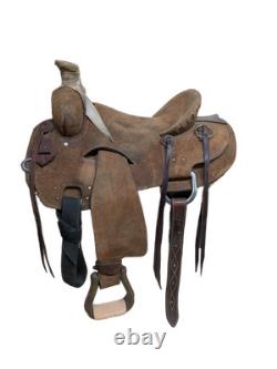 15 Inch Used 1110-11778 Circle Y Strip Down Western Ranch Saddle 1110-11778