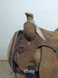 15 Inch Used 1110-11778 Circle Y Strip Down Western Ranch Saddle 1110-11778