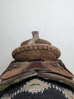 15 Inch Used 1110-11778 Circle Y Strip Down Western Ranch Saddle 1110-11778