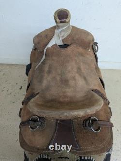 15 Inch Used 1110-11778 Circle Y Strip Down Western Ranch Saddle 1110-11778