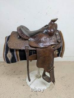 15 Inch Used Ozark Leather Co. Western Pleasure Saddle 1019-10618