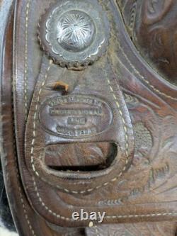 15 Inch Used Ozark Leather Co. Western Pleasure Saddle 1019-10618