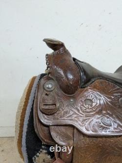 15 Inch Used Ozark Leather Co. Western Pleasure Saddle 1019-10618