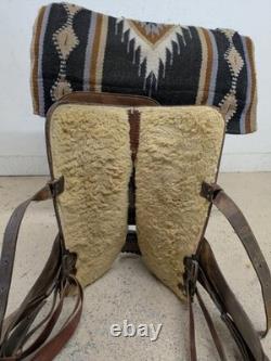 15 Inch Used Ozark Leather Co. Western Pleasure Saddle 1019-10618