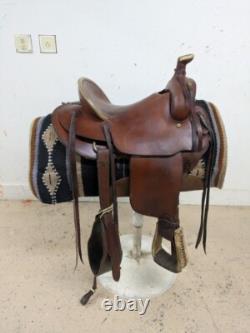 15 Inch Used Top of Texas Western Ranch Saddle 92-9552