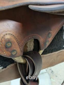 15 Inch Used Top of Texas Western Ranch Saddle 92-9552