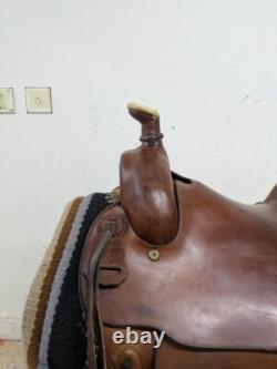 15 Inch Used Top of Texas Western Ranch Saddle 92-9552