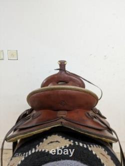 15 Inch Used Top of Texas Western Ranch Saddle 92-9552
