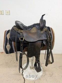 15 Inch Used Tucker Western Trail Saddle 924-9288