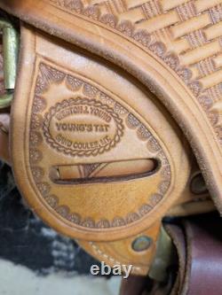 15 Inch Used Weston J. Young Western Wade Saddle 1104-11774