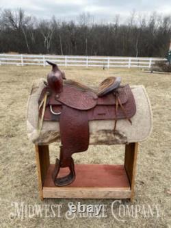 15 K & B Saddlery Western Trail Saddle Made in USA
