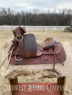 15 K & B Saddlery Western Trail Saddle Made in USA