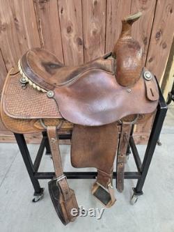 15 K Bar S Roper Western Saddle