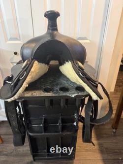 15 King Series Krypton All Around Saddle with saddle pad & cinch
