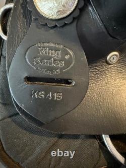 15 King Series Krypton All Around Saddle with saddle pad & cinch