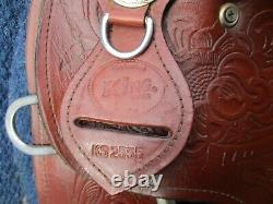 15'' King Series Ks2535 Lancaster Western Show Saddle Sqh Bars