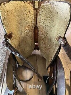 15 Longhorn Cutter Western Horse Saddle