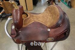 15 Longhorn Ranch Saddle Brown Leather (04RIE26CA)