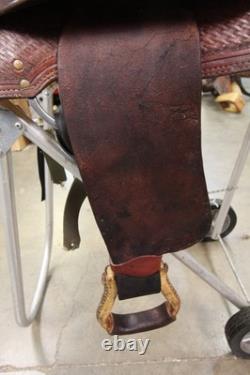 15 Longhorn Ranch Saddle Brown Leather (04RIE26CA)