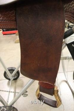 15 Longhorn Ranch Saddle Brown Leather (04RIE26CA)