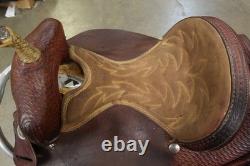 15 Longhorn Ranch Saddle Brown Leather (04RIE26CA)