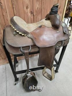 15 Martin Western Team Roping Saddle