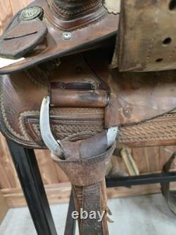 15 Martin Western Team Roping Saddle
