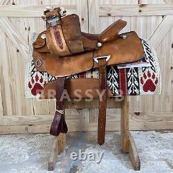 15 Mitch Harrison Custom All Around Western Saddle