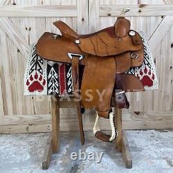 15 Mitch Harrison Custom All Around Western Saddle