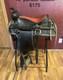 15 Parade Western Saddle, Black Leather, Traditional Design, 50053