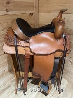 15 Pikes Peak Saddlery Custom Bob Brenner Western Trail Saddle Nettles