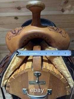 15 Pikes Peak Saddlery Custom Bob Brenner Western Trail Saddle Nettles
