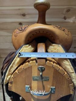 15 Pikes Peak Saddlery Custom Bob Brenner Western Trail Saddle Nettles