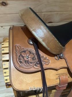15 Pikes Peak Saddlery Custom Bob Brenner Western Trail Saddle Nettles