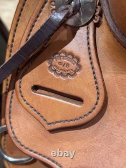 15 Pikes Peak Saddlery Custom Bob Brenner Western Trail Saddle Nettles