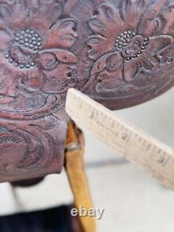 15 Price McLaughlin Saddle- Western, Floral Tooling, Quality, Clean