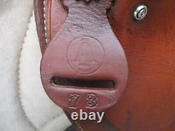 15'' QH BARS #73 Circle A American Saddlery leather western Barrel saddle