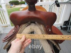 15'' QH BARS #73 Circle A American Saddlery leather western Barrel saddle