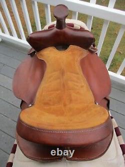 15'' QH BARS #73 Circle A American Saddlery leather western Barrel saddle