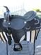 15'' Qh Bars Black Synthetic Cordura Western Trail Saddle