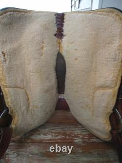 15'' Qh Bars Rocking R Saddlery Bear Trap Western Barrel Saddle USA