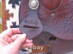 15'' Qh Bars Simco #5567 Western Equitation Or Trail Saddle 26.4lbs 15'' Qh Bars Simco #5567 Western Equitation Or Trail Saddle 26.4lbs