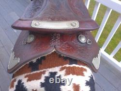 15'' Qh Bars Simco #5567 Western Equitation Or Trail Saddle 26.4lbs 15'' Qh Bars Simco #5567 Western Equitation Or Trail Saddle 26.4lbs