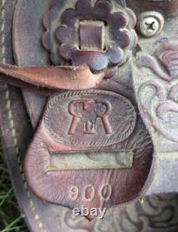 15? R Leather Western Saddle