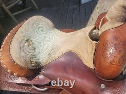 15 Roping Saddle #1756