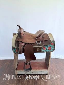 15 Royal Saddlery Western Leather Trail Saddle Made in Minnesota