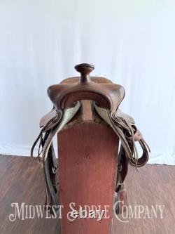 15 Royal Saddlery Western Leather Trail Saddle Made in Minnesota