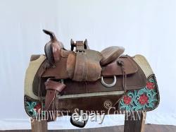 15 Royal Saddlery Western Leather Trail Saddle Made in Minnesota