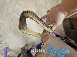 15 Running P Western Roping Trophy Saddle Used, 7 gullet FQHB, Rough Out Seat