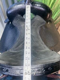 15 SADDLE KING of TEXAS Western Barrel Saddle Light Weight Black